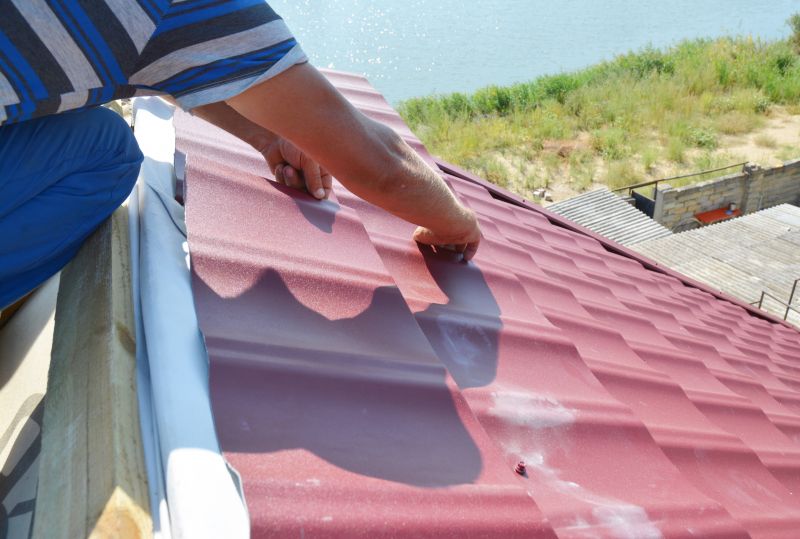 Metal Shingles Repair Process